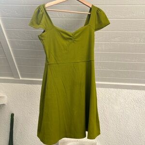 cap sleeve knit skater dress